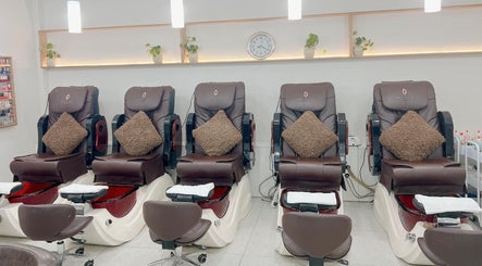Pedicure chairs at Prosperity Nails & Beauty, Melbourne, Victoria, AU, offering comfort and elegance.