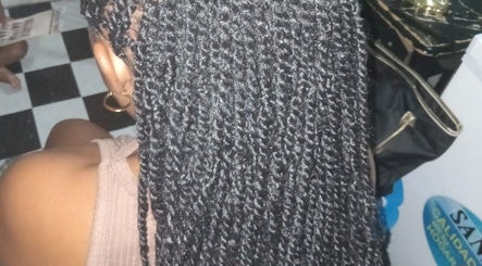 Intricate braids at Nash&Zeco's all in one business's, Roseau, Saint George Parish, DM.