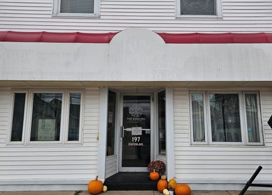 Front view of The Bodhi Tree in Lancaster, New York, US, featuring welcoming decor and clear signage.