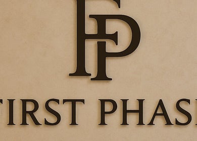 First Phase signage displaying elegant logo in Orlando, Florida, US.