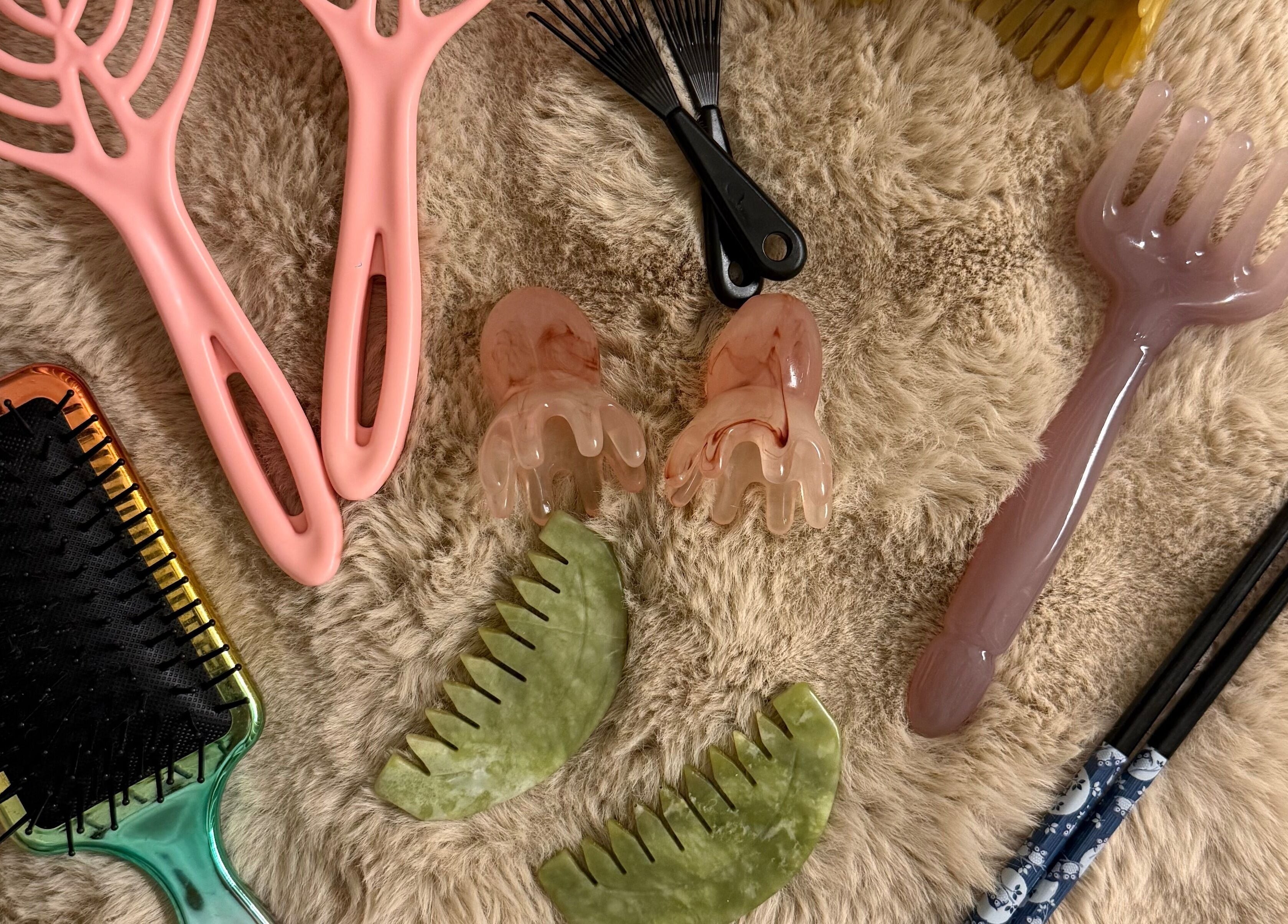 Assortment of hair styling tools at Lift Your Soul Head Spa, Katherine South, Northern Territory, AU.
