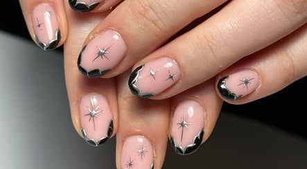 Black Canvas Nails image 3