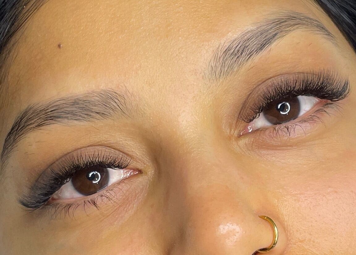 Close-up of elegant eyelash extensions at Studio XO La Lucia, Durban North, Kwazulu-natal, ZA, showcasing beauty.