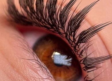 Close-up of elegant eyelash extensions at Permanent Perfection by Lwazi, Johannesburg, Gauteng, ZA.