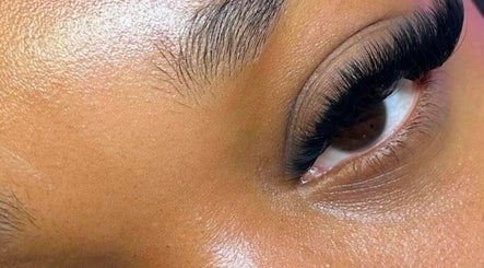 Close-up of elegant eyelash extensions at Permanent Perfection by Lwazi, Johannesburg, Gauteng, ZA.