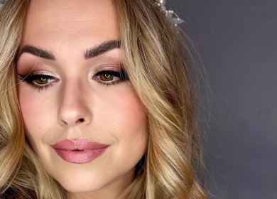 Bridal makeup by Inspiring Glamorous Artistry Hair & Makeup services, Rugby, England, GB.
