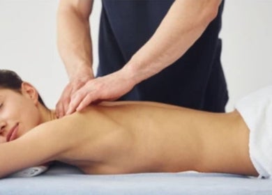 Relaxing back massage at Integrative Somatic Bodywork, West Albury, New South Wales, AU.