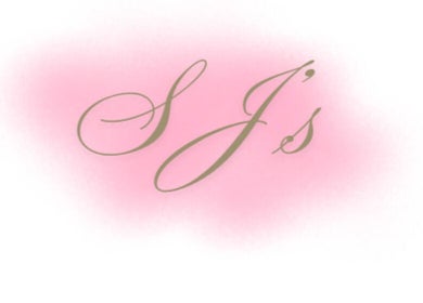 Logo of SJ's Creative Nails in pink and gold, East Leake, England, GB.