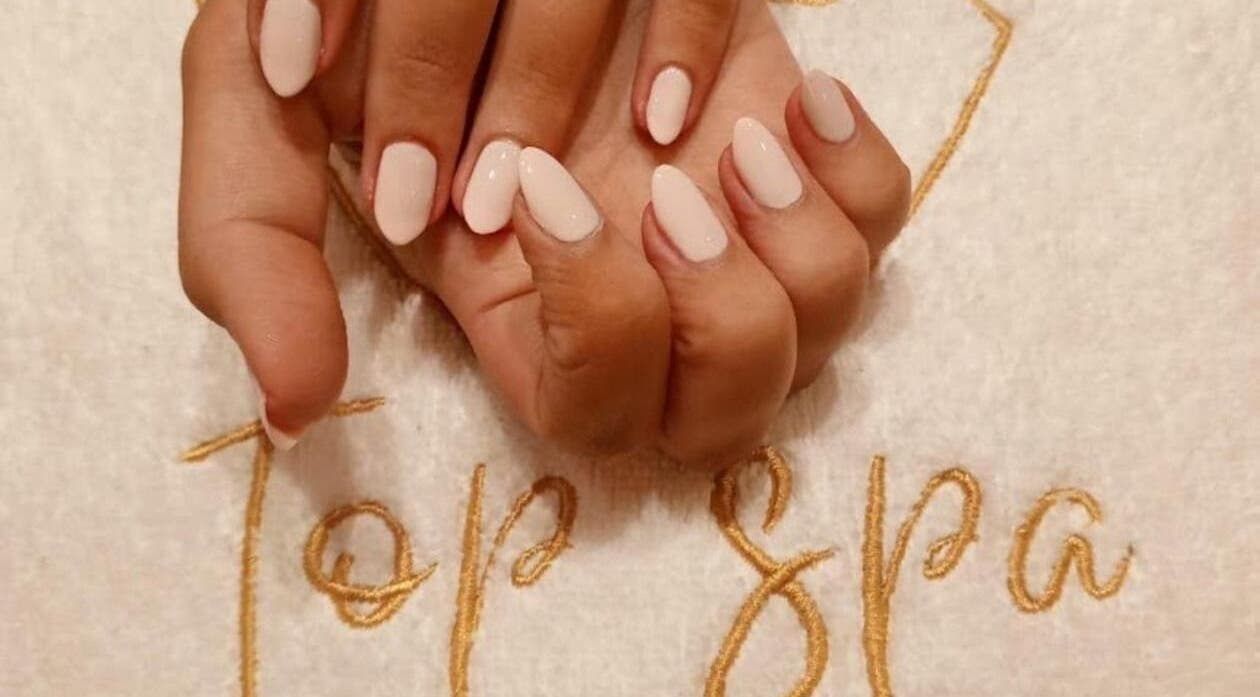 Beautifully manicured hands at Top Spa Home Services توب سبا للنساء in Riyadh, Riyadh Province, SA.