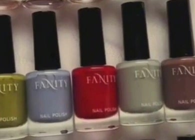 Colorful nail polish bottles at Top Spa Home Services توب سبا للنساء, Riyadh, Riyadh Province, SA.