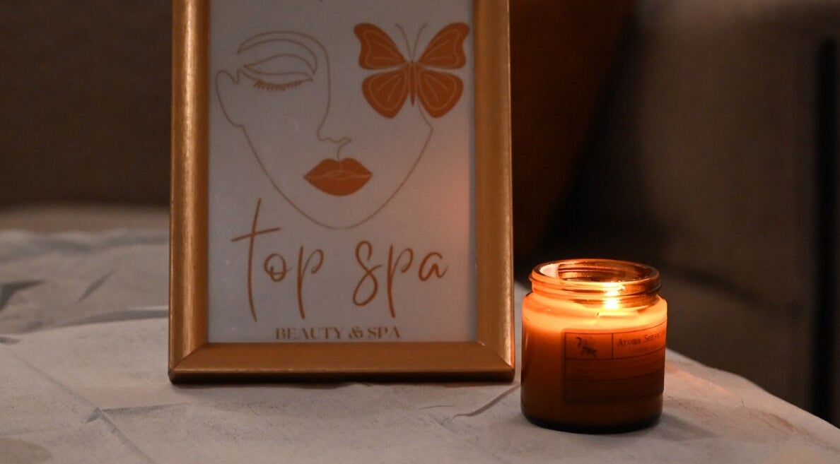 Candlelit ambiance at Top Spa Home Services توب سبا للنساء, Riyadh, Riyadh Province, SA, adding warmth and relaxation.