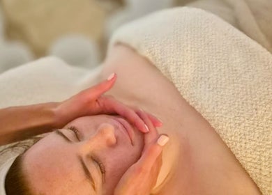 Relaxing facial massage at Michaela's Holistic Beauty in Victoria, Victoria, AU offers ultimate tranquility.