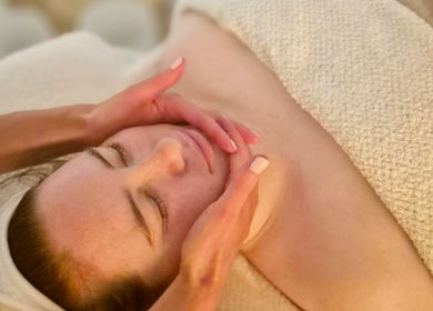 Rejuvenating facial massage at Michaela's Holistic Beauty, Victoria, Victoria, AU.