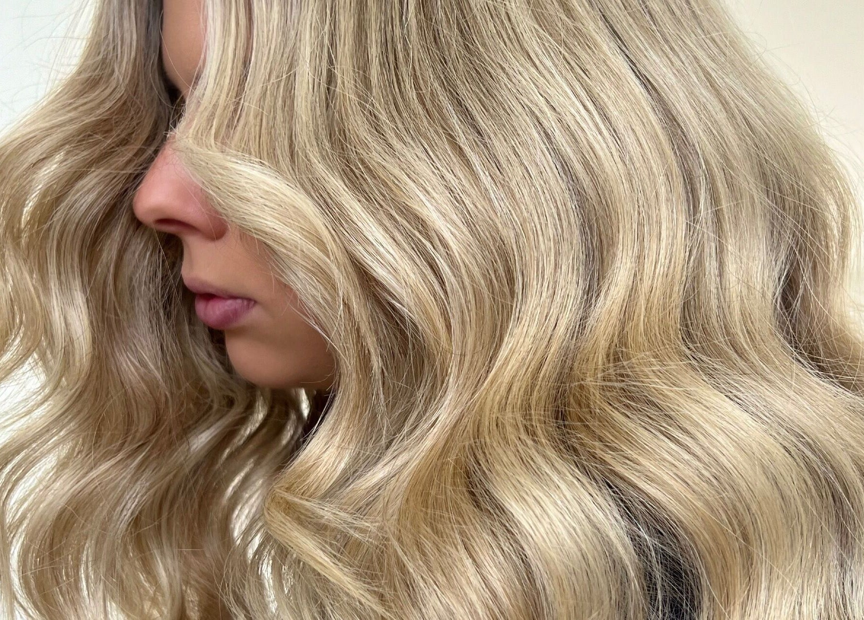 Blonde hair with soft curls at Mane Jane Salon Suite, Ethelton, South Australia, AU.
