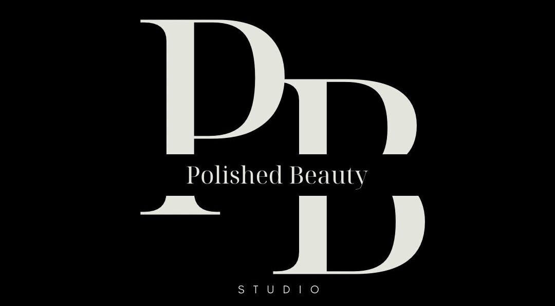 Logo of Polished Beauty studio in Atlanta, Georgia, US in stylish black and white design.