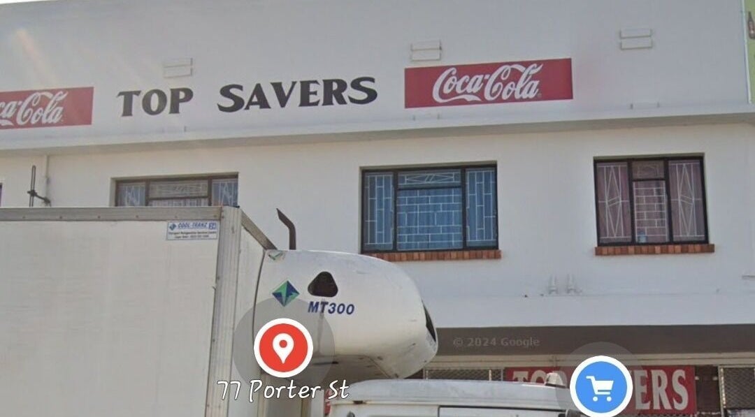 Exterior view near The Nail Bar 'By Miche', Worcester, Western Cape, ZA showcasing nearby commercial spaces.