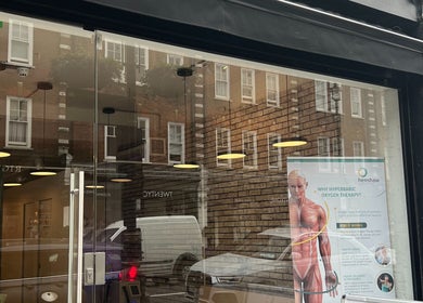 Exterior of LondonCryo St Johns Wood, a beauty and wellness venue in London, England, GB.