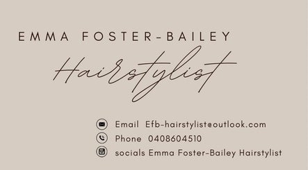 Emma Foster-Bailey Hairstylist зображення 2