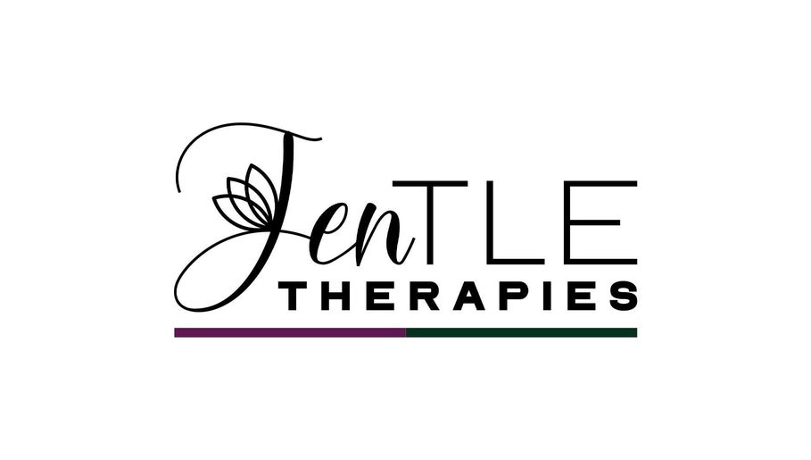 Logo of Jentle Therapies in Portsmouth, England, GB, featuring elegant script and floral design.
