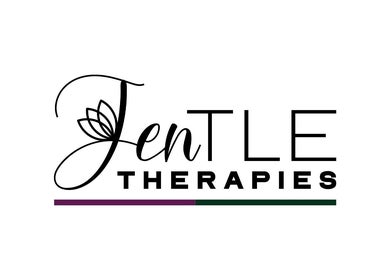 Logo of Jentle Therapies in Portsmouth, England, GB, featuring elegant script and floral design.