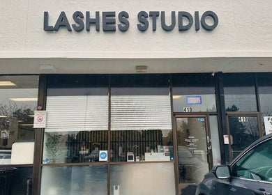 Entrance of Lashes Studio in San Jose, California, US, showcasing its inviting facade.