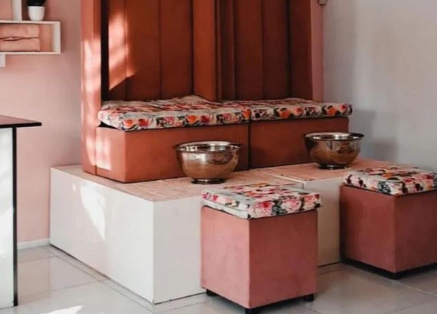 Elegant pedicure seating at Still On Point, Cape Town, Western Cape, ZA. Stylish, comfortable, and inviting decor.