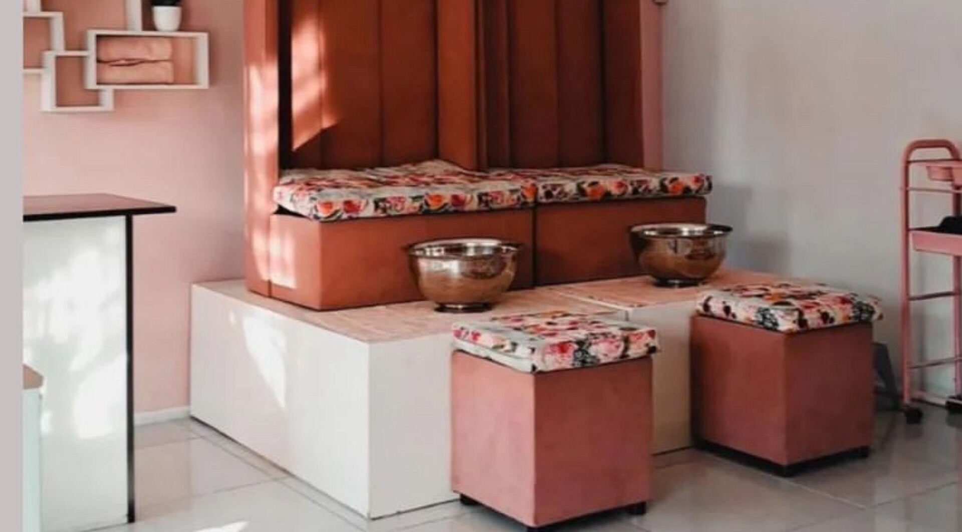 Elegant pedicure seating at Still On Point, Cape Town, Western Cape, ZA. Stylish, comfortable, and inviting decor.