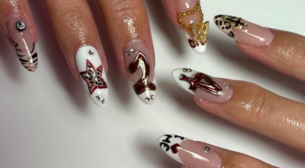 Intricate nail art design at Ctrl Nails, Tinana, Queensland, AU showcasing unique and creative nail styles.