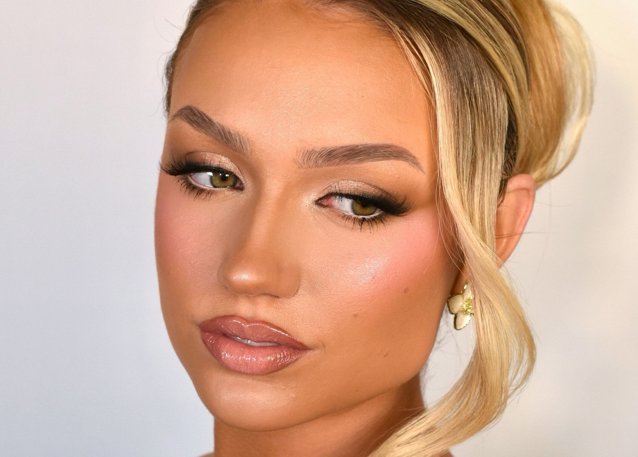 Flawless makeup look by Eleni George Makeup Artistry, Melbourne, Victoria, AU.