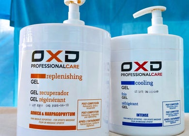 Gel profesional en Masajes Carolina, Sant Josep De Sa Talaia, Illes Balears, ES, para recuperación deportiva.