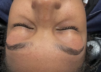 Perfectly shaped eyebrows at Touch of Amie in Taylor, Michigan, US. Luxurious beauty service.