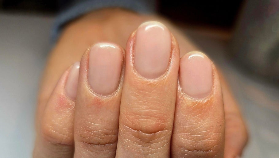 Close-up of well-manicured nails at The Pamper Room in Cheadle, England, GB.