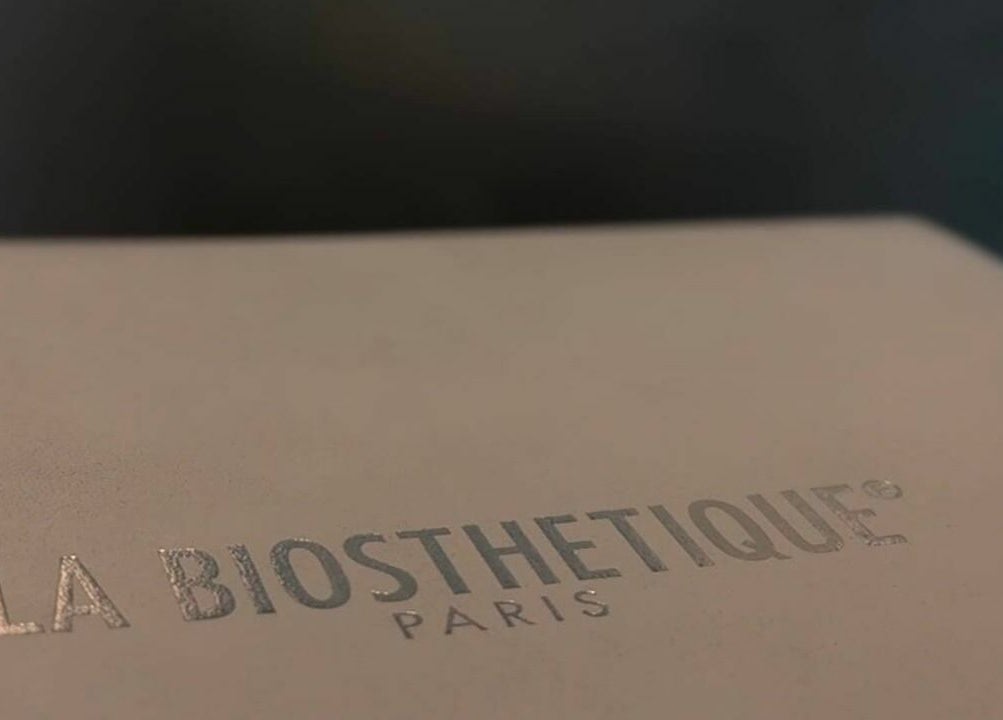 Логотип La Biosthetique Paris в интерьере Le Salon Tallinn, Таллинн, Харьюмаа, EE.