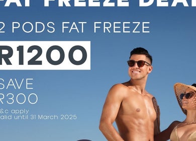 Fat freeze offer at Eclipse Aesthetic Centre, Bloemfontein, Free State, ZA, get two pods for R1200.