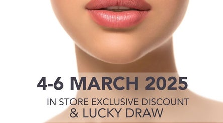 Lush lips promotional poster for sale event at Eclipse Aesthetic Centre, Bloemfontein, Free State, ZA.