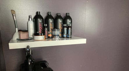 Argan products on shelf at Sugar Waxing Beauty Studio & Electrolysis, Auckland, Auckland, NZ.