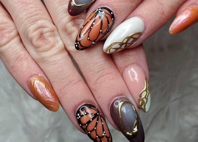 Intricate nail designs at Five Star Nails Aesthetic-Silverdale, Auckland, Auckland, NZ showcasing elegant styles.