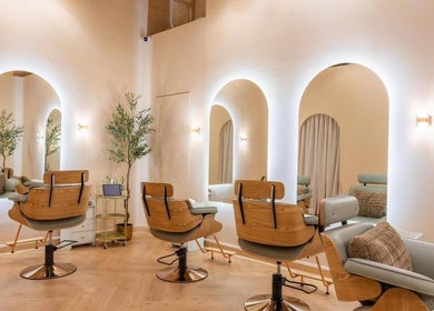 Stylish interior of Siikat Natural Head Spa Bangi Branch in Bandar Baru Bangi, Selangor, MY.