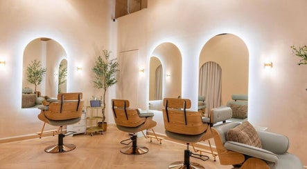 Stylish interior of Siikat Natural Head Spa Bangi Branch in Bandar Baru Bangi, Selangor, MY.