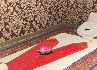 Tranquil massage setup at Mint Thai Massage shop2 - Irányi utca 5, Budapest, Magyar, HU with elegant decor.