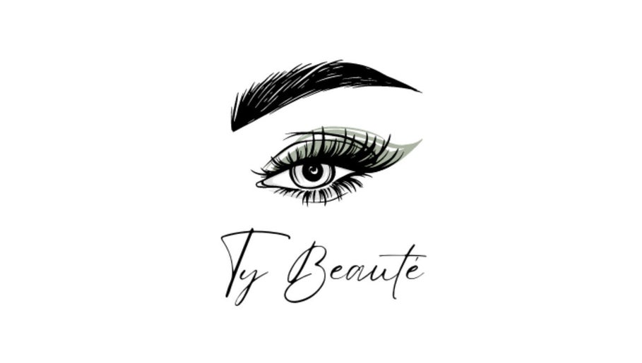 Logo élégant avec dessin d'œil pour TY BEAUTÉ à VANNES, FR, symbolisant la beauté et le style.