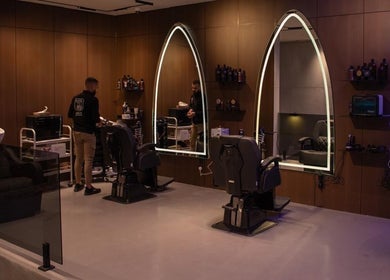 Chic styling area at Bros Salon Qatif, Al Qatif, Eastern Province, SA with professional equipment.