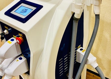 Advanced treatment machine at LT Aesthetics in Radstock, England, GB, offering premium wellness services.