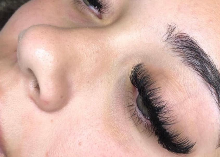 Elegant eyelash extensions at India Brown Aesthetics & Beauty (CROYDON) in Addiscombe, England, GB.
