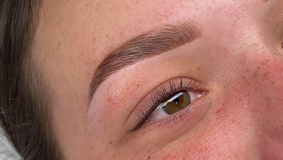 Perfectly groomed eyebrow at Bare Cosmetix, Auckland, Auckland, NZ, showcasing expert beauty care.