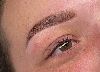 Perfectly groomed eyebrow at Bare Cosmetix, Auckland, Auckland, NZ, showcasing expert beauty care.