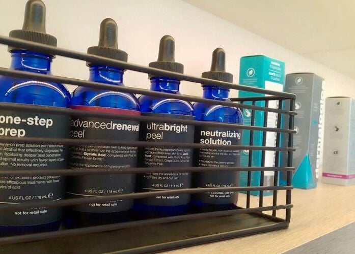 Skin serums at Gifford Lea, Chester, England, GB for rejuvenation and brightness.