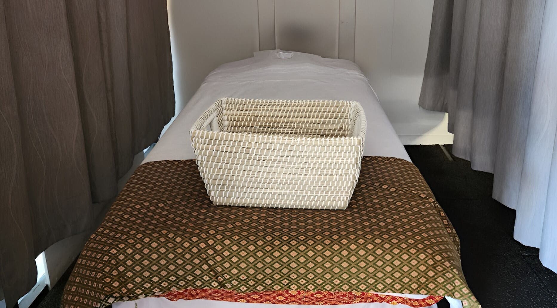 Peaceful massage room at Spawood Traditional Thai Massage, Manly, Queensland, AU.