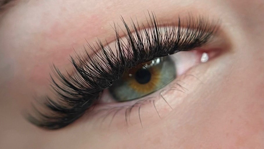 Close-up of expertly applied lashes at Lash Love Lane, Melbourne, Victoria, AU.