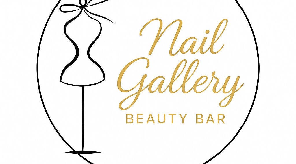 Elegant logo for Nail Gallery & Beauty Bar in Nassau, New Providence, BS, featuring cursive text.